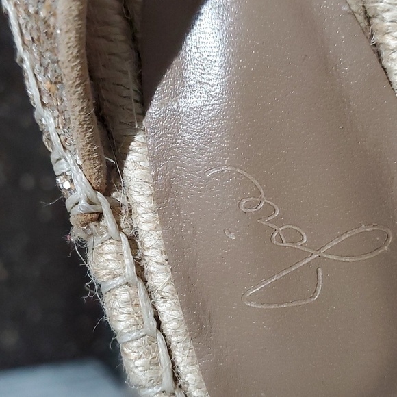 Joie Womens Ianna Espadrille Gold Sandals - Picture 10 of 13